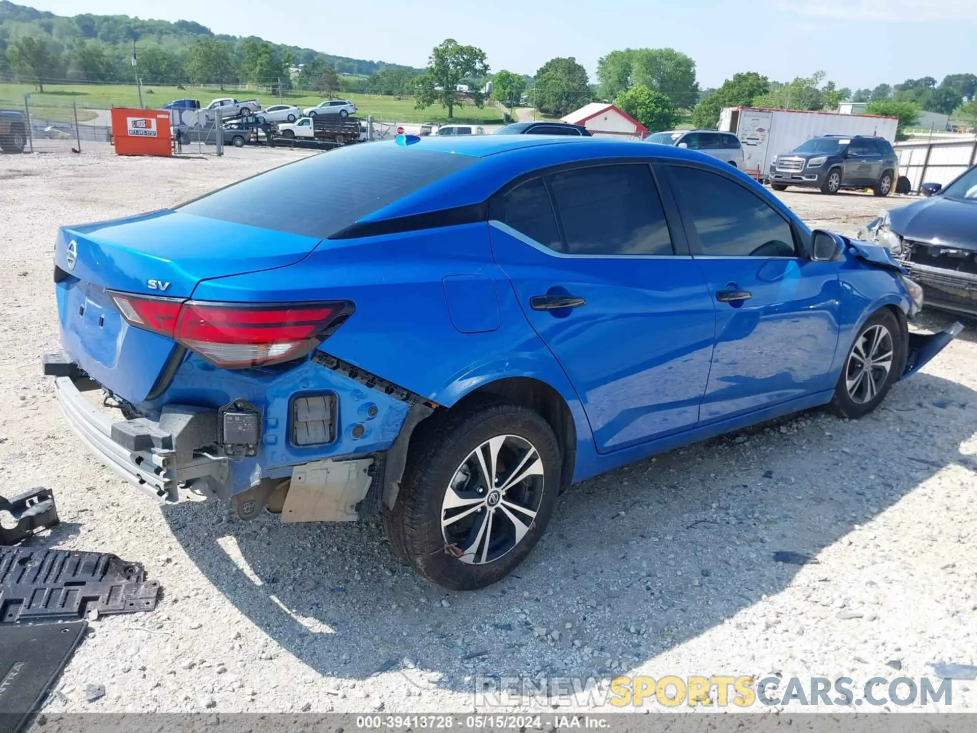 4 Photograph of a damaged car 3N1AB8CV9NY252172 NISSAN SENTRA 2022
