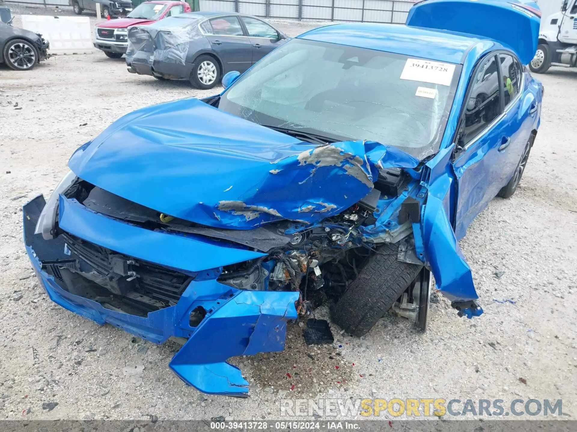 6 Photograph of a damaged car 3N1AB8CV9NY252172 NISSAN SENTRA 2022