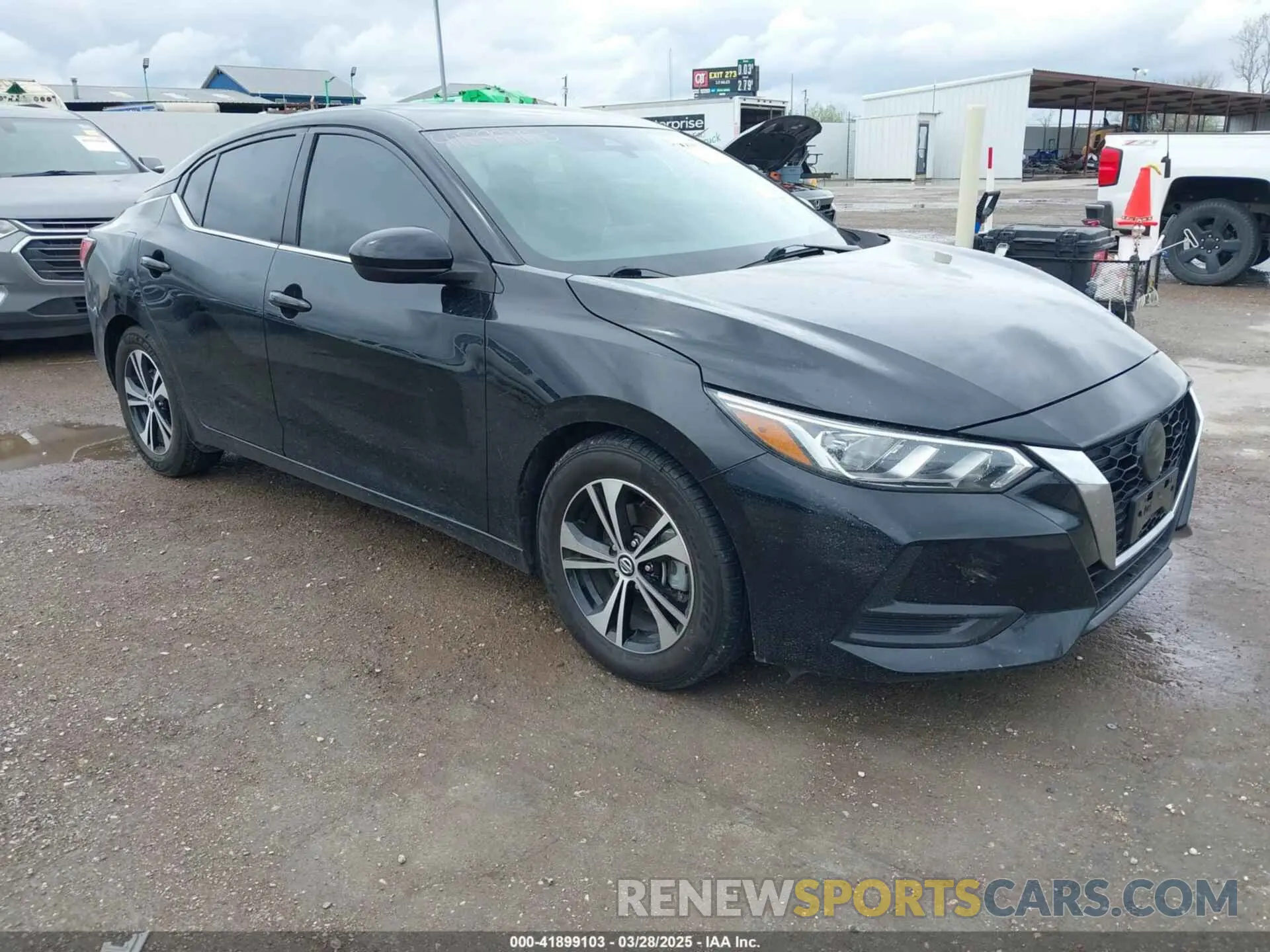 1 Photograph of a damaged car 3N1AB8CV9NY256187 NISSAN SENTRA 2022