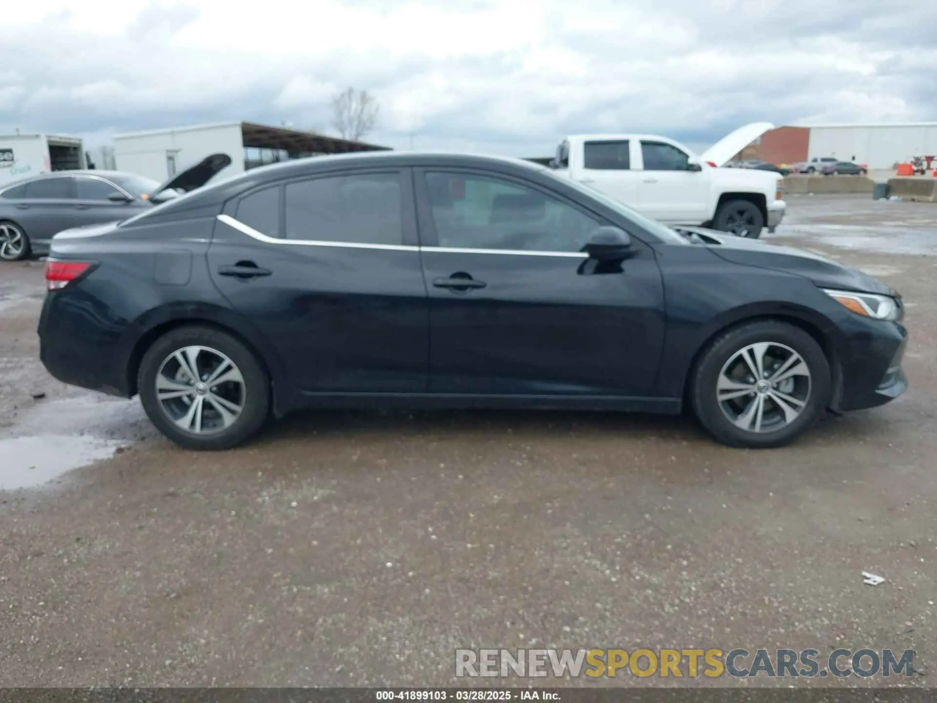 13 Photograph of a damaged car 3N1AB8CV9NY256187 NISSAN SENTRA 2022