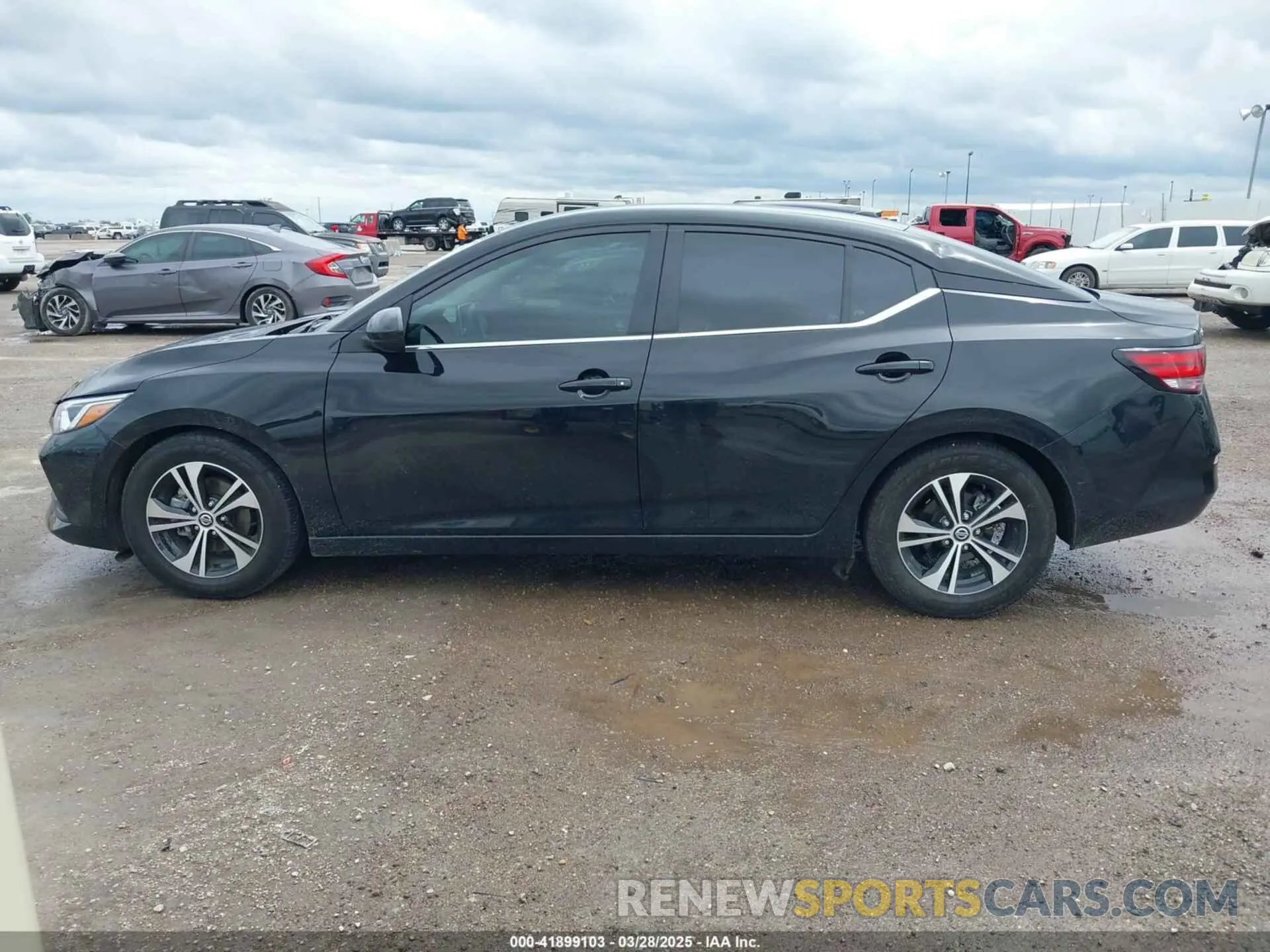 14 Photograph of a damaged car 3N1AB8CV9NY256187 NISSAN SENTRA 2022