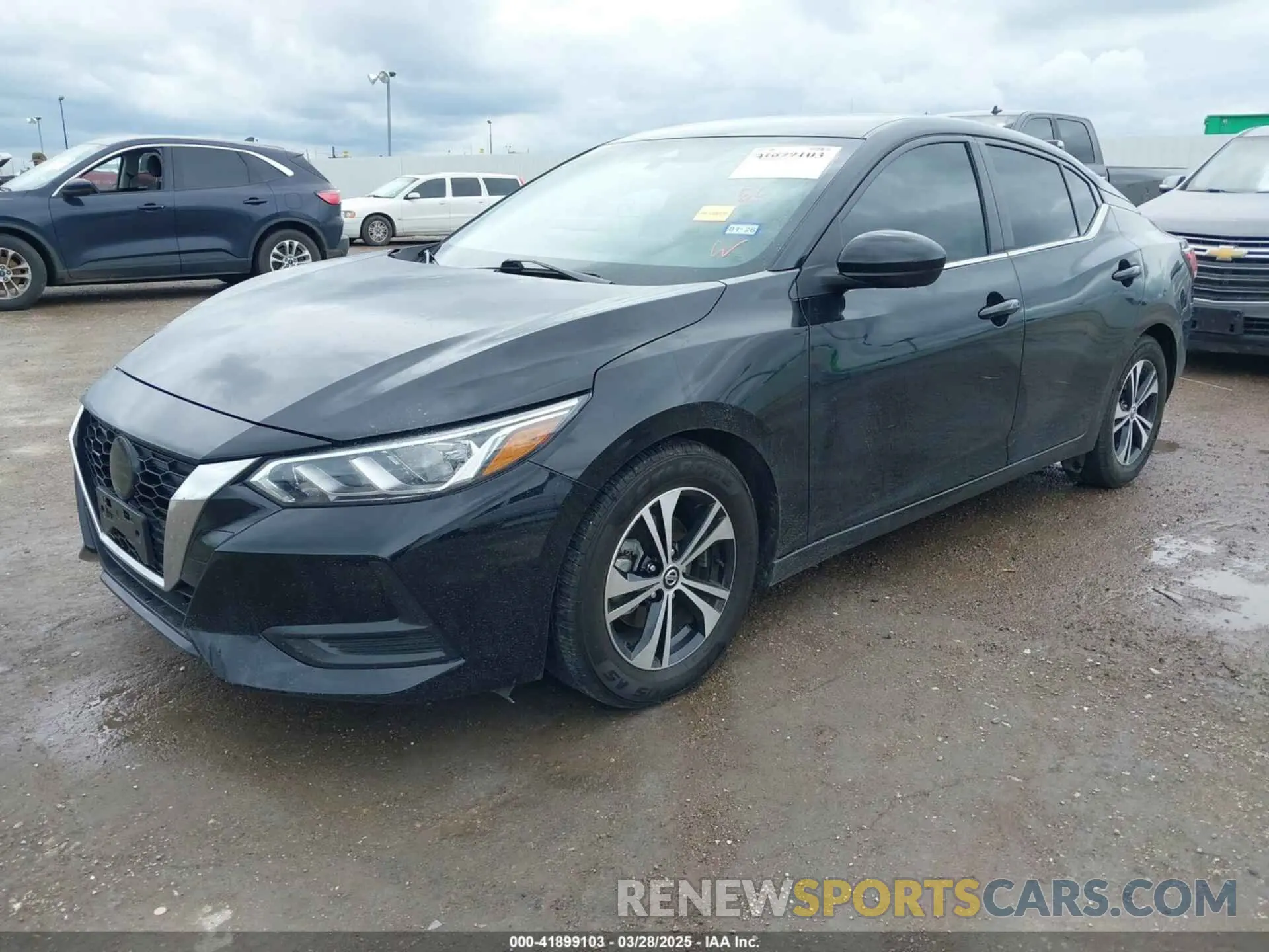 2 Photograph of a damaged car 3N1AB8CV9NY256187 NISSAN SENTRA 2022