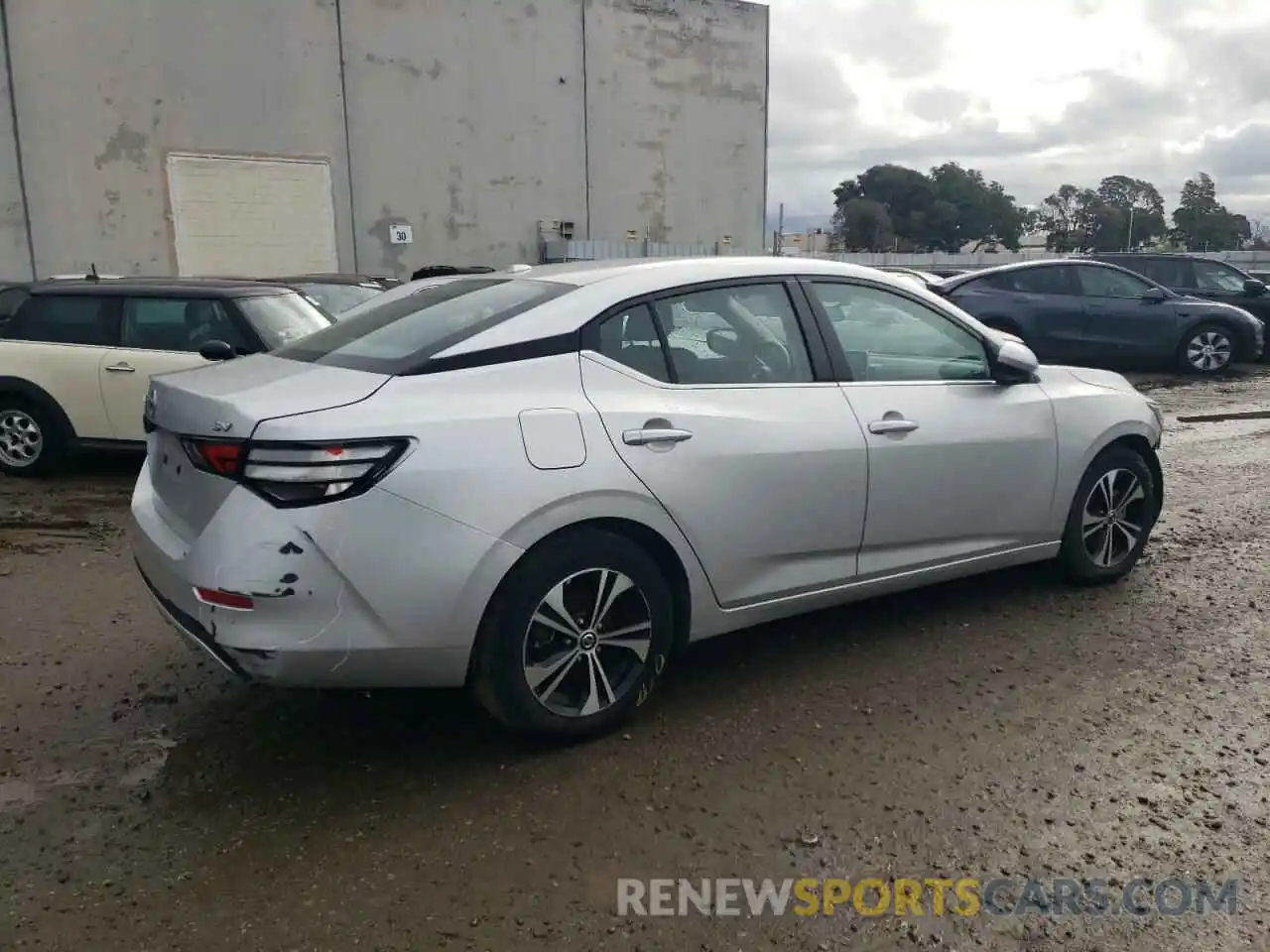 3 Photograph of a damaged car 3N1AB8CV9NY265598 NISSAN SENTRA 2022