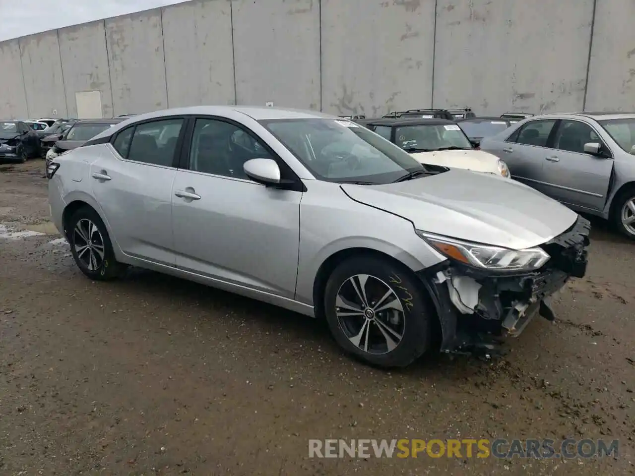 4 Photograph of a damaged car 3N1AB8CV9NY265598 NISSAN SENTRA 2022