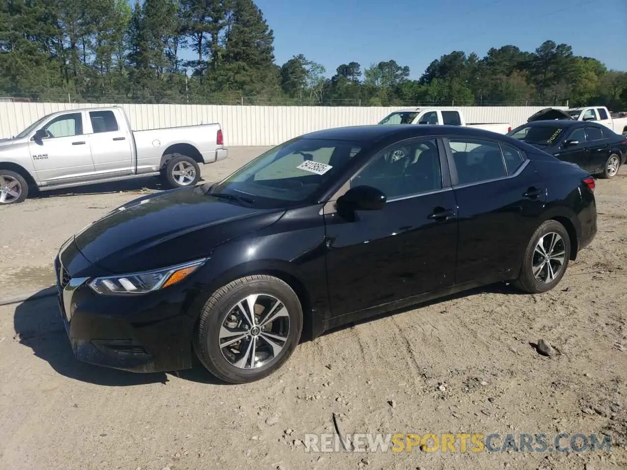 1 Photograph of a damaged car 3N1AB8CV9NY267920 NISSAN SENTRA 2022