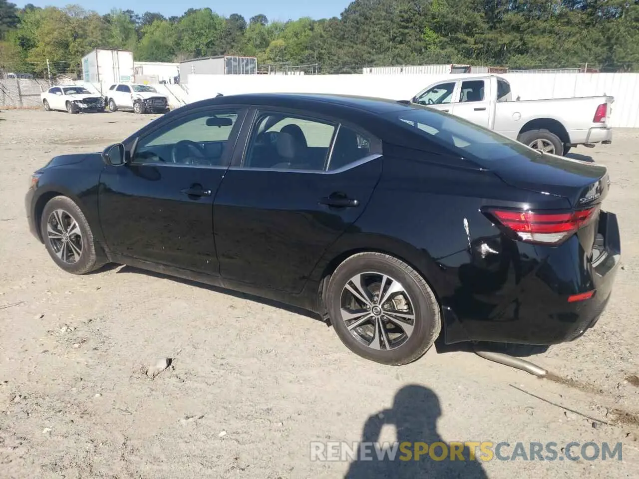 2 Photograph of a damaged car 3N1AB8CV9NY267920 NISSAN SENTRA 2022