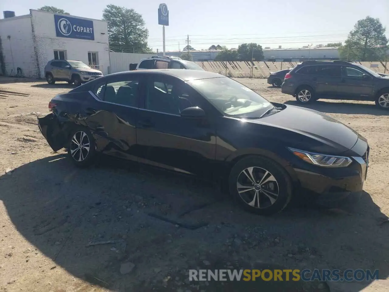 4 Photograph of a damaged car 3N1AB8CV9NY267920 NISSAN SENTRA 2022