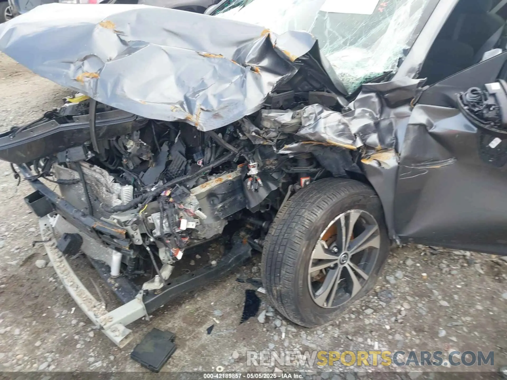 6 Photograph of a damaged car 3N1AB8CV9NY275287 NISSAN SENTRA 2022