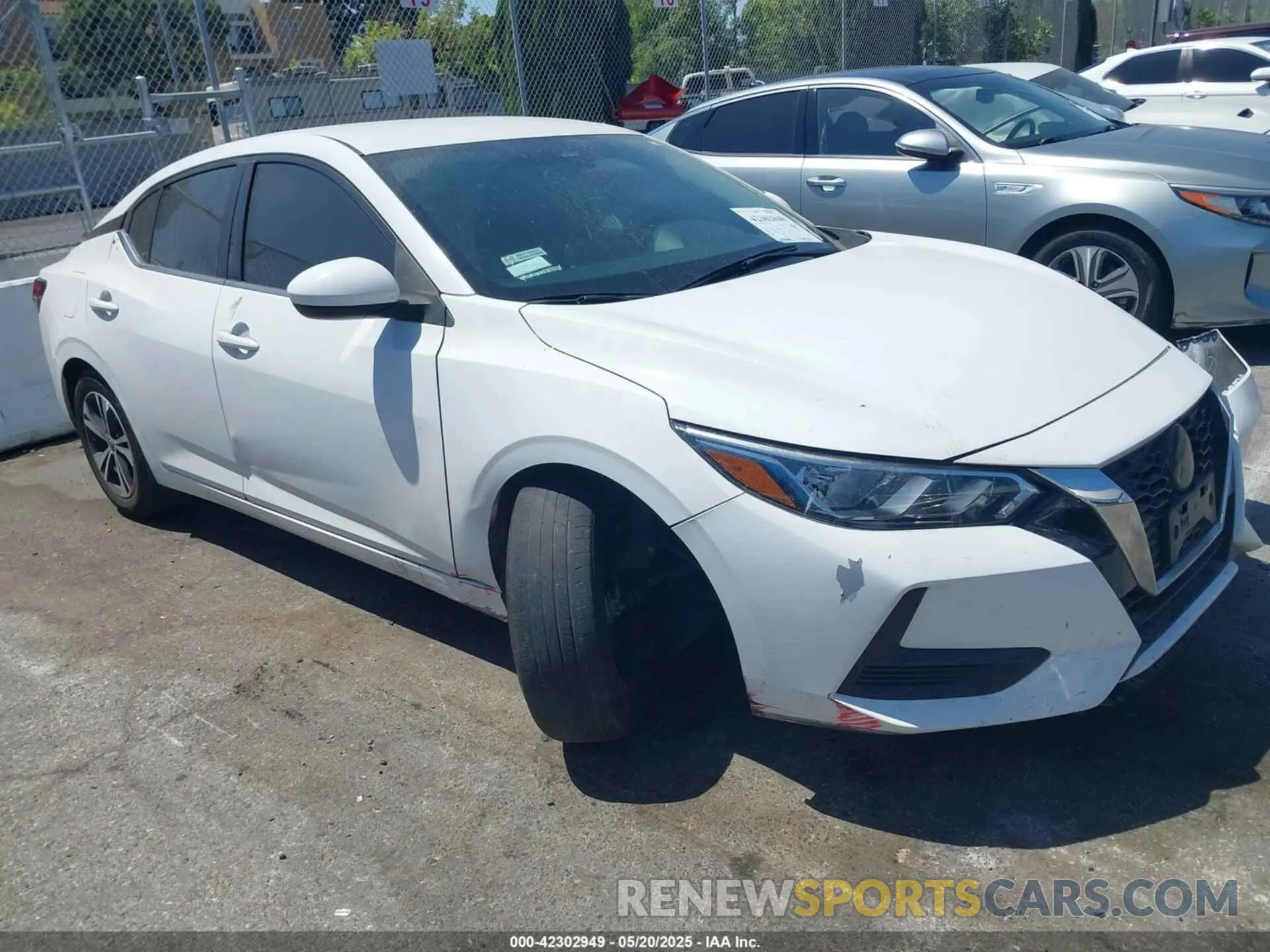 1 Photograph of a damaged car 3N1AB8CV9NY283647 NISSAN SENTRA 2022