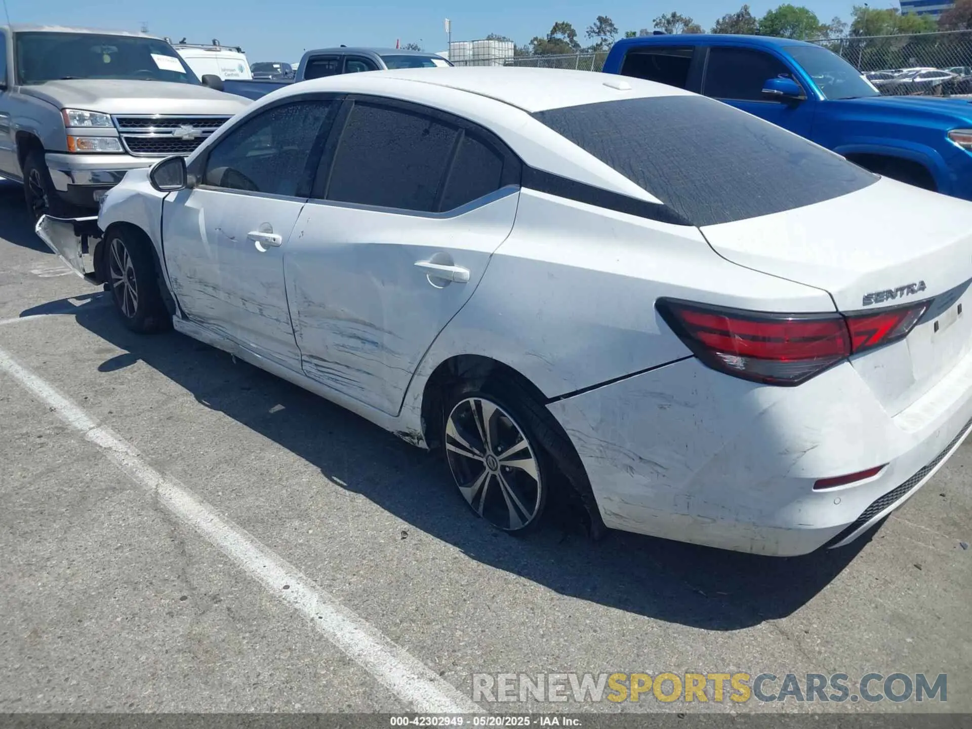 6 Photograph of a damaged car 3N1AB8CV9NY283647 NISSAN SENTRA 2022