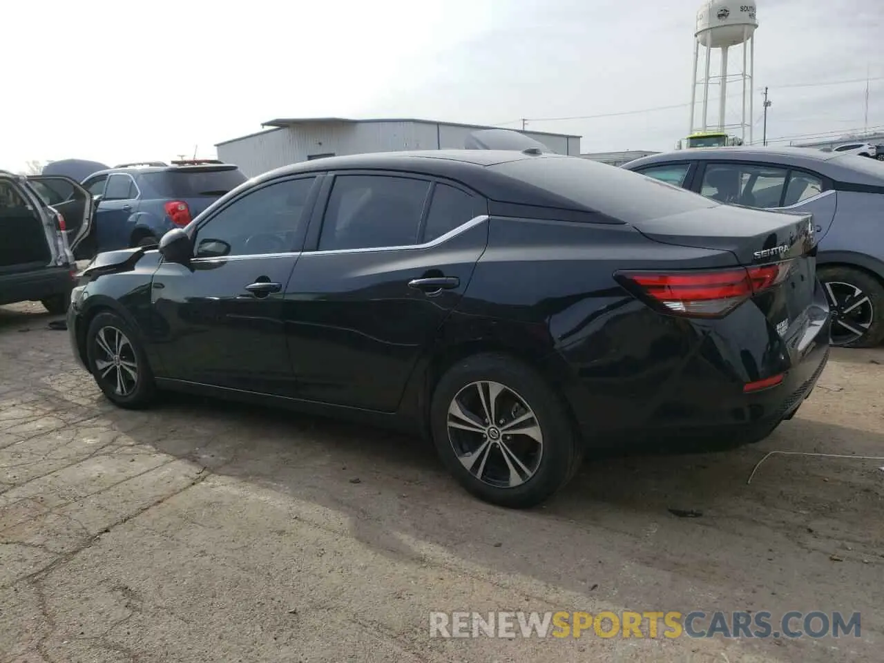2 Photograph of a damaged car 3N1AB8CV9NY287861 NISSAN SENTRA 2022