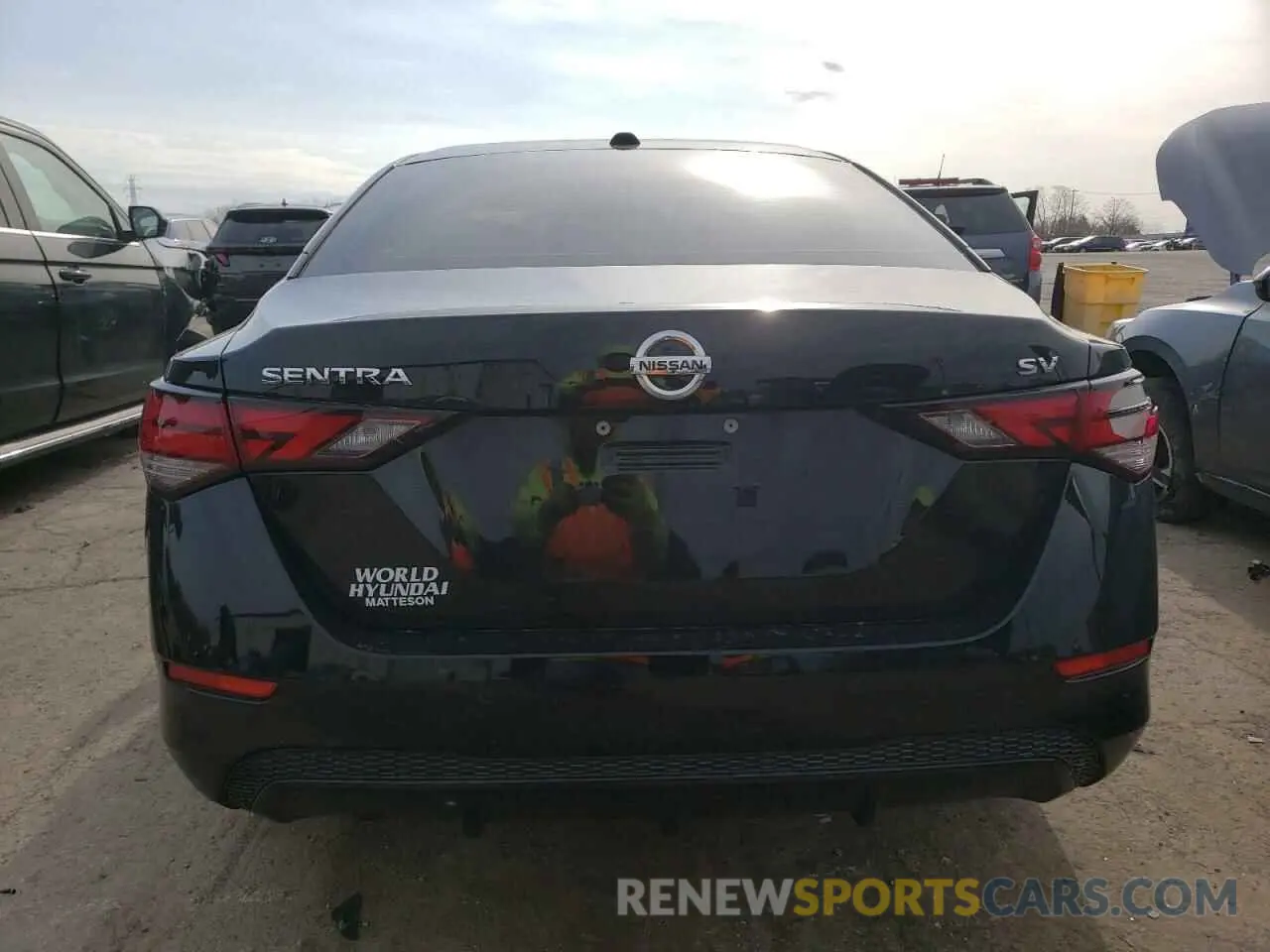 6 Photograph of a damaged car 3N1AB8CV9NY287861 NISSAN SENTRA 2022
