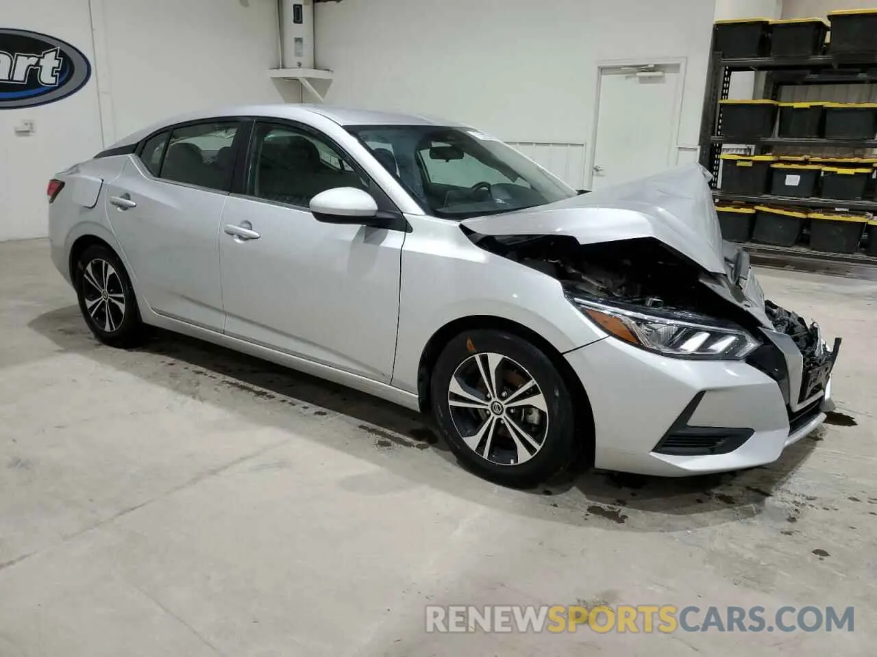 4 Photograph of a damaged car 3N1AB8CV9NY290274 NISSAN SENTRA 2022