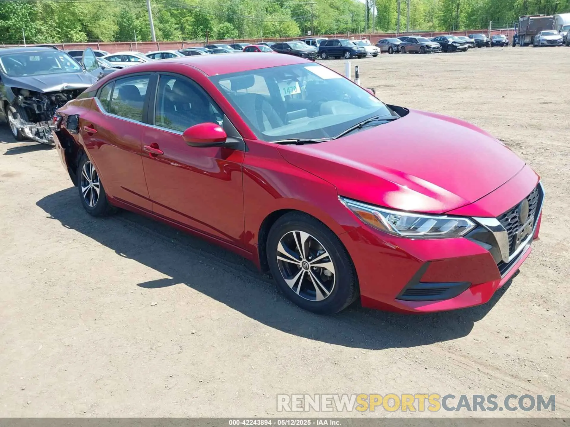 1 Photograph of a damaged car 3N1AB8CV9NY292820 NISSAN SENTRA 2022
