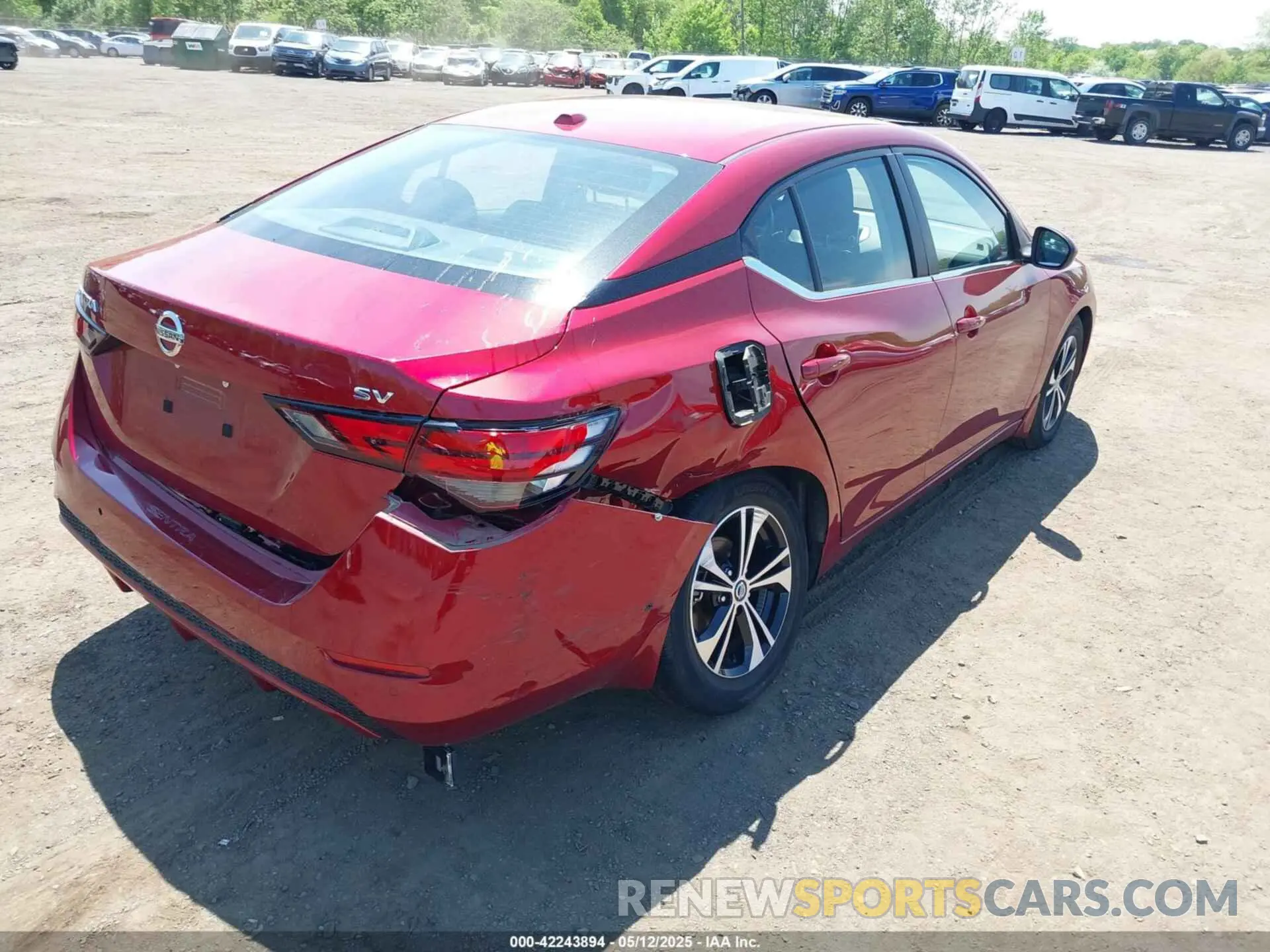 17 Photograph of a damaged car 3N1AB8CV9NY292820 NISSAN SENTRA 2022