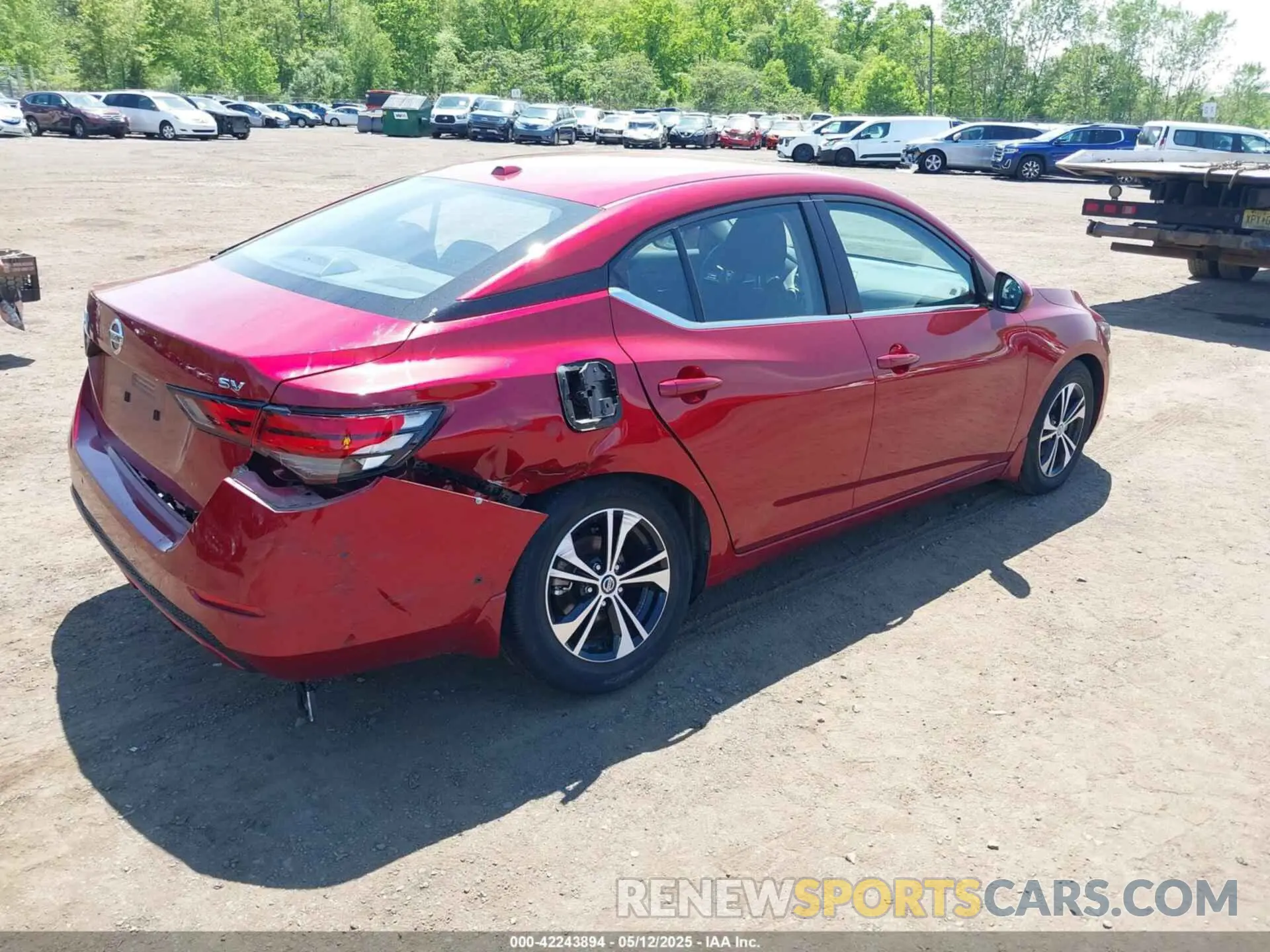 4 Photograph of a damaged car 3N1AB8CV9NY292820 NISSAN SENTRA 2022