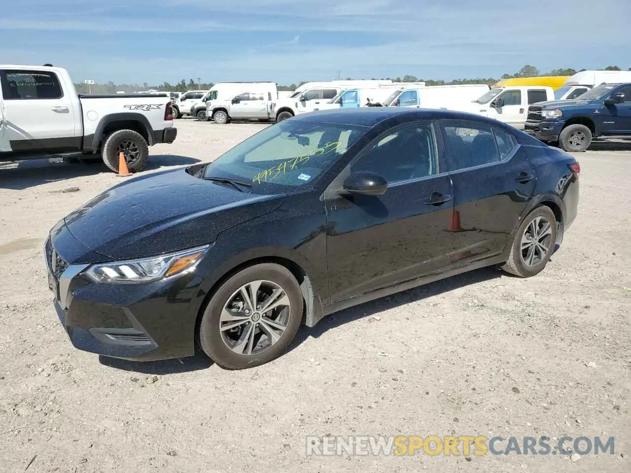 1 Photograph of a damaged car 3N1AB8CV9NY294759 NISSAN SENTRA 2022