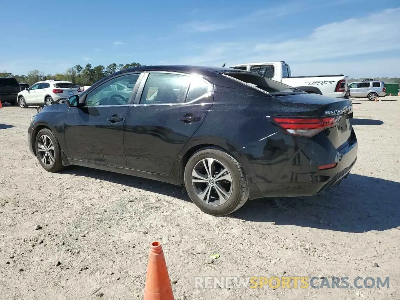 2 Photograph of a damaged car 3N1AB8CV9NY294759 NISSAN SENTRA 2022