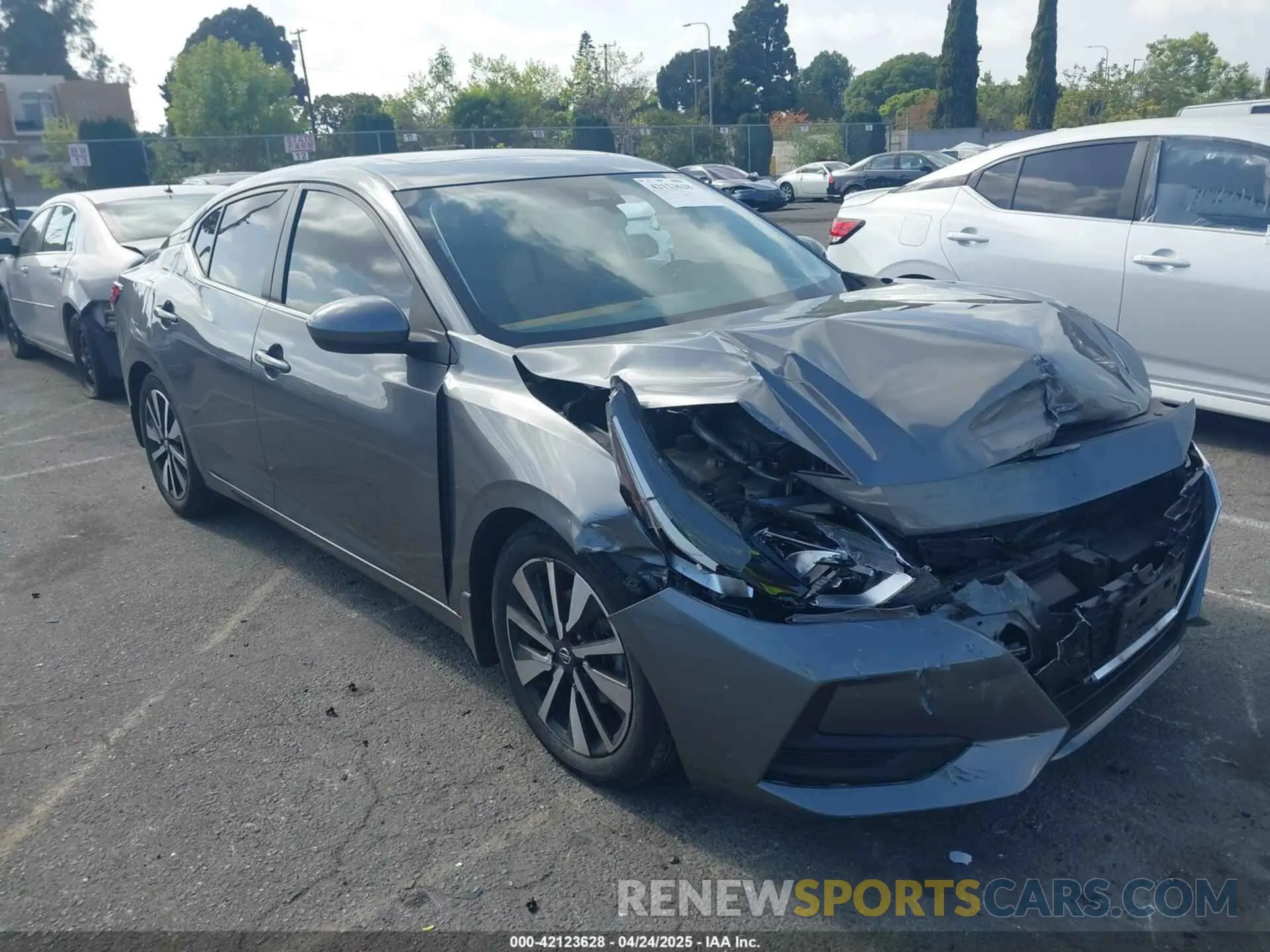 1 Photograph of a damaged car 3N1AB8CV9NY295488 NISSAN SENTRA 2022