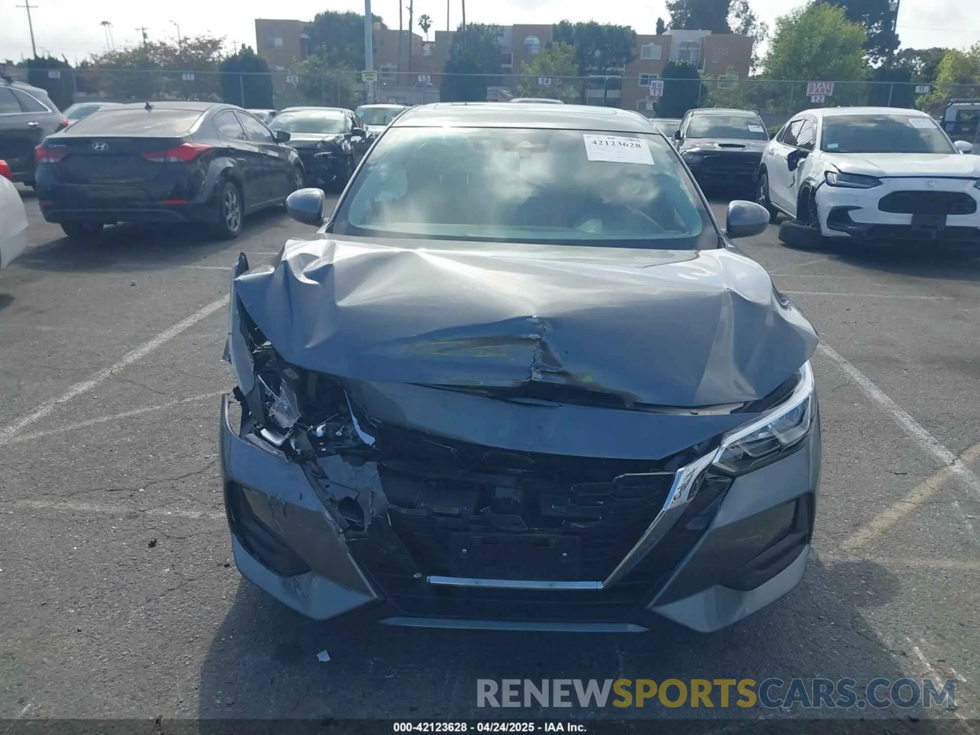 12 Photograph of a damaged car 3N1AB8CV9NY295488 NISSAN SENTRA 2022