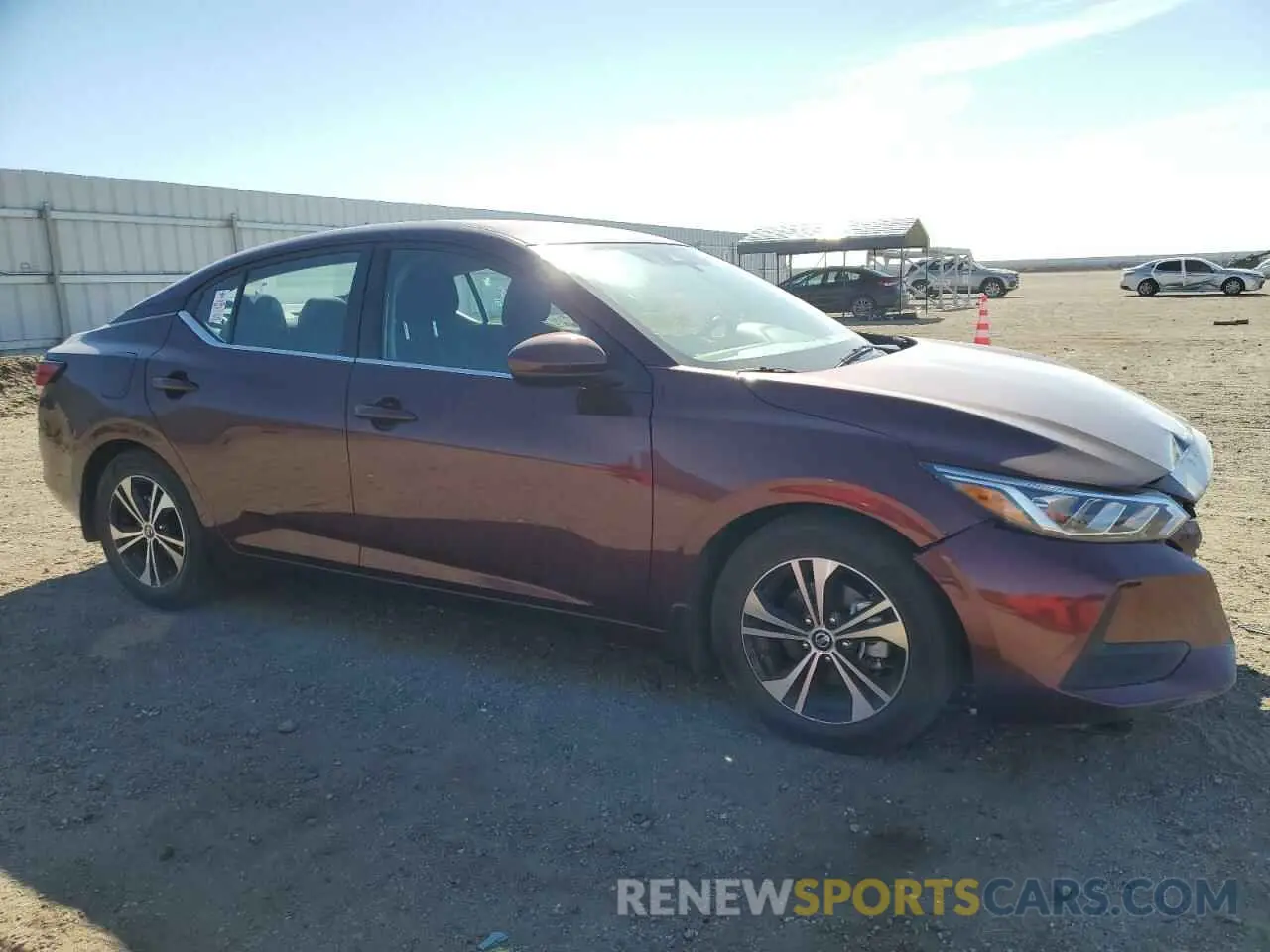 4 Photograph of a damaged car 3N1AB8CV9NY307445 NISSAN SENTRA 2022