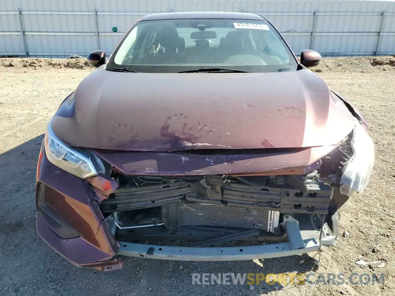 5 Photograph of a damaged car 3N1AB8CV9NY307445 NISSAN SENTRA 2022
