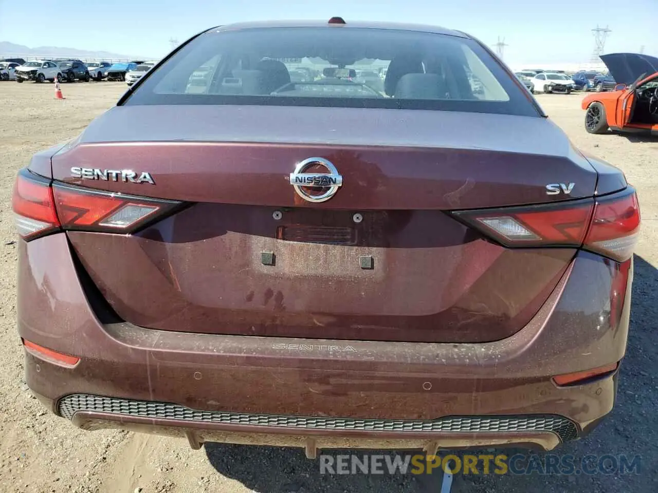 6 Photograph of a damaged car 3N1AB8CV9NY307445 NISSAN SENTRA 2022