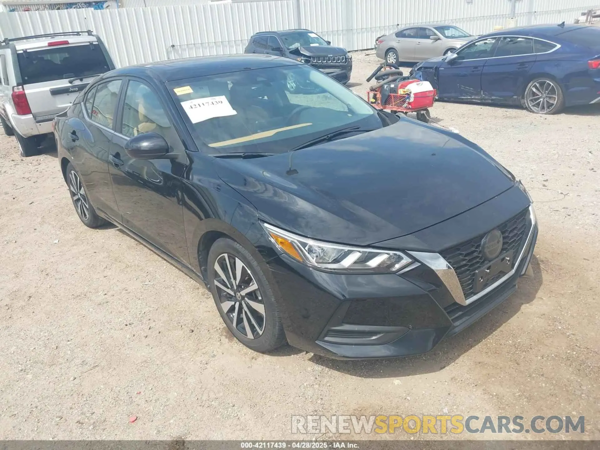 1 Photograph of a damaged car 3N1AB8CV9NY313875 NISSAN SENTRA 2022