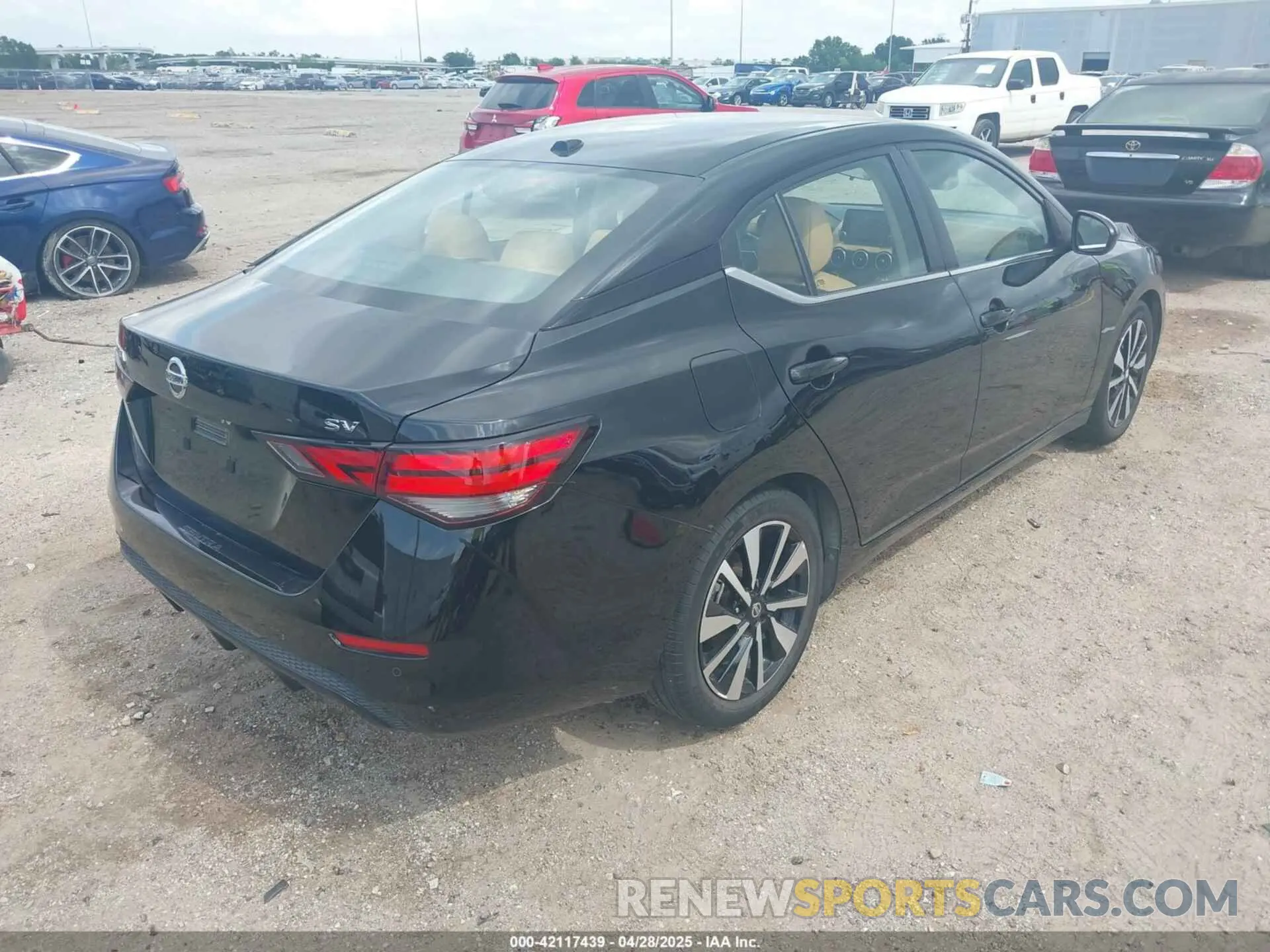 4 Photograph of a damaged car 3N1AB8CV9NY313875 NISSAN SENTRA 2022