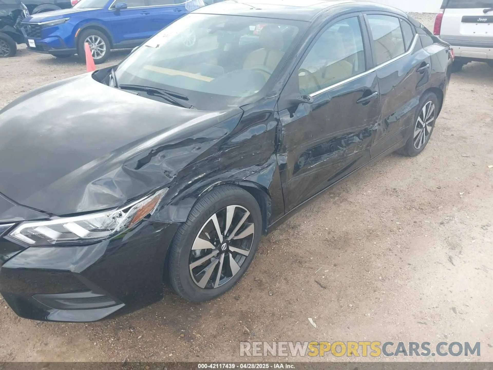 6 Photograph of a damaged car 3N1AB8CV9NY313875 NISSAN SENTRA 2022