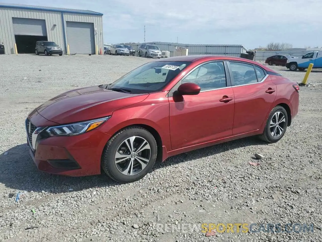 1 Photograph of a damaged car 3N1AB8CV9NY314010 NISSAN SENTRA 2022