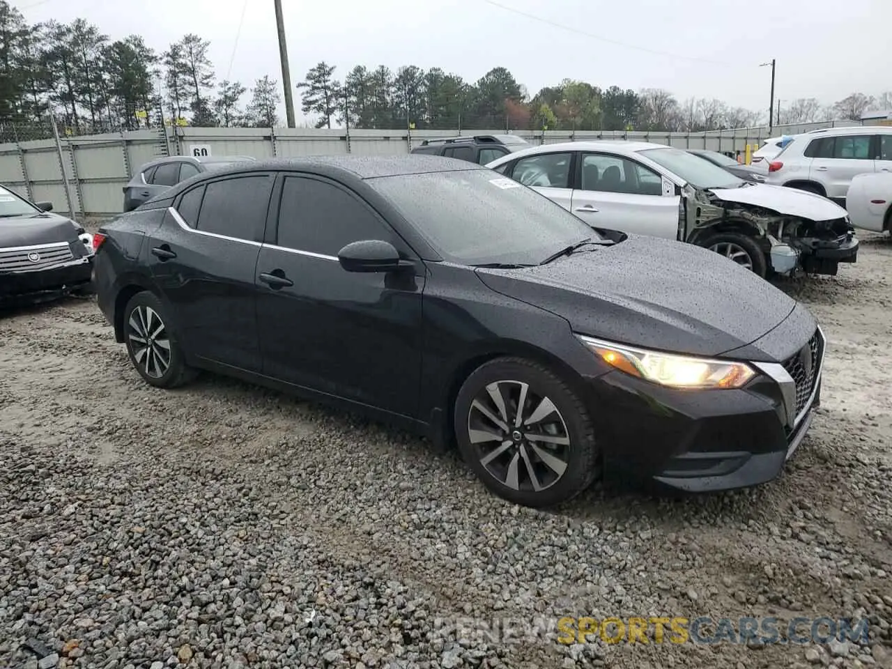 4 Photograph of a damaged car 3N1AB8CVXNY204230 NISSAN SENTRA 2022