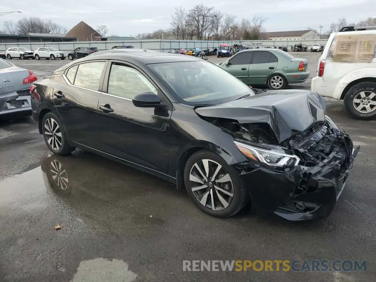 4 Photograph of a damaged car 3N1AB8CVXNY230259 NISSAN SENTRA 2022