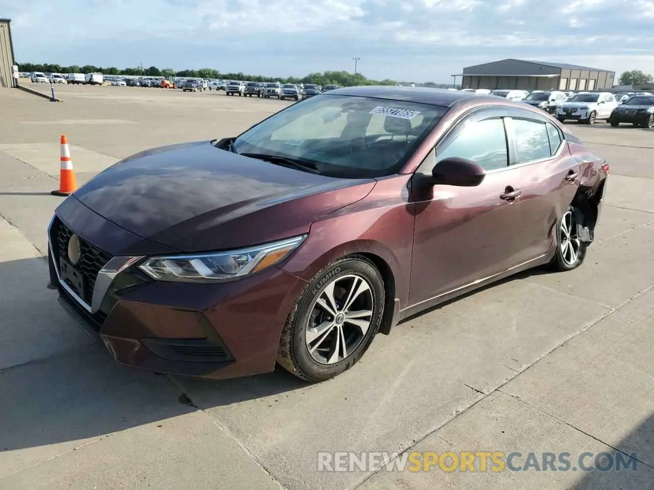 1 Photograph of a damaged car 3N1AB8CVXNY232142 NISSAN SENTRA 2022