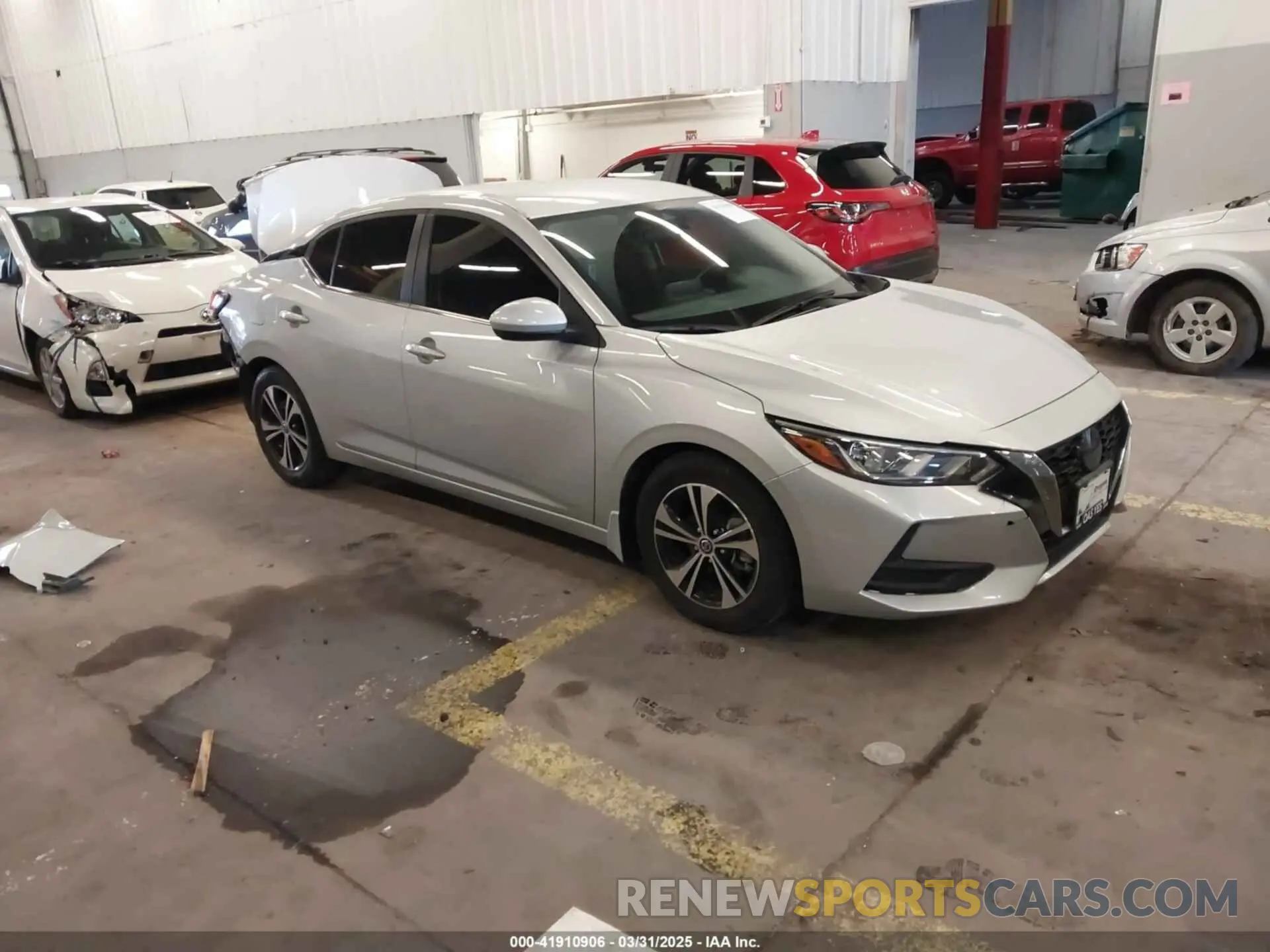 1 Photograph of a damaged car 3N1AB8CVXNY232383 NISSAN SENTRA 2022