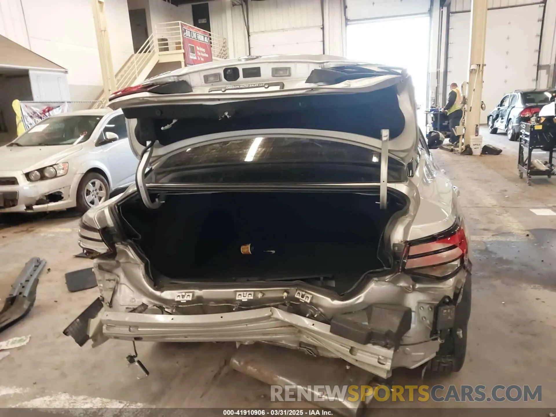 17 Photograph of a damaged car 3N1AB8CVXNY232383 NISSAN SENTRA 2022