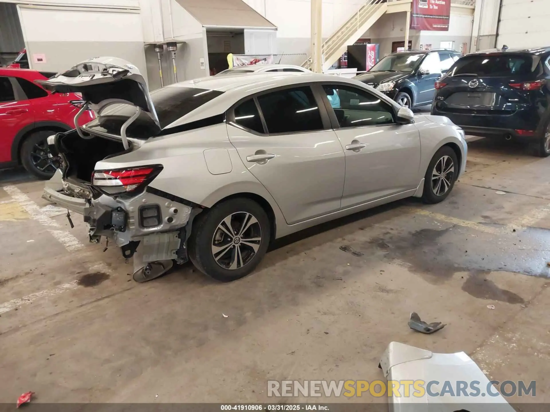 4 Photograph of a damaged car 3N1AB8CVXNY232383 NISSAN SENTRA 2022