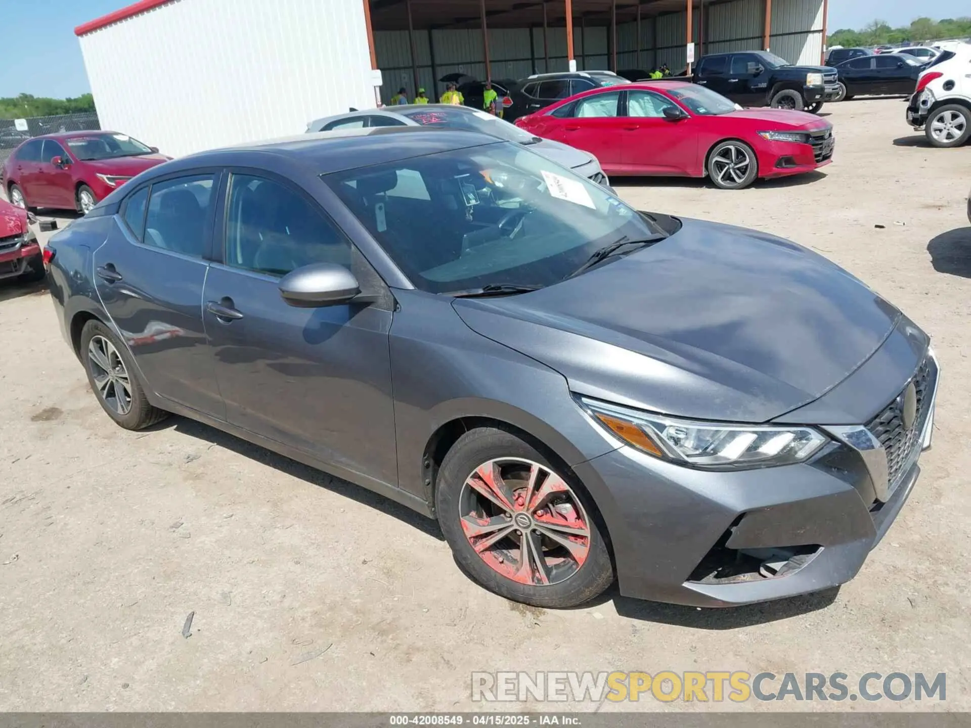 1 Photograph of a damaged car 3N1AB8CVXNY240743 NISSAN SENTRA 2022