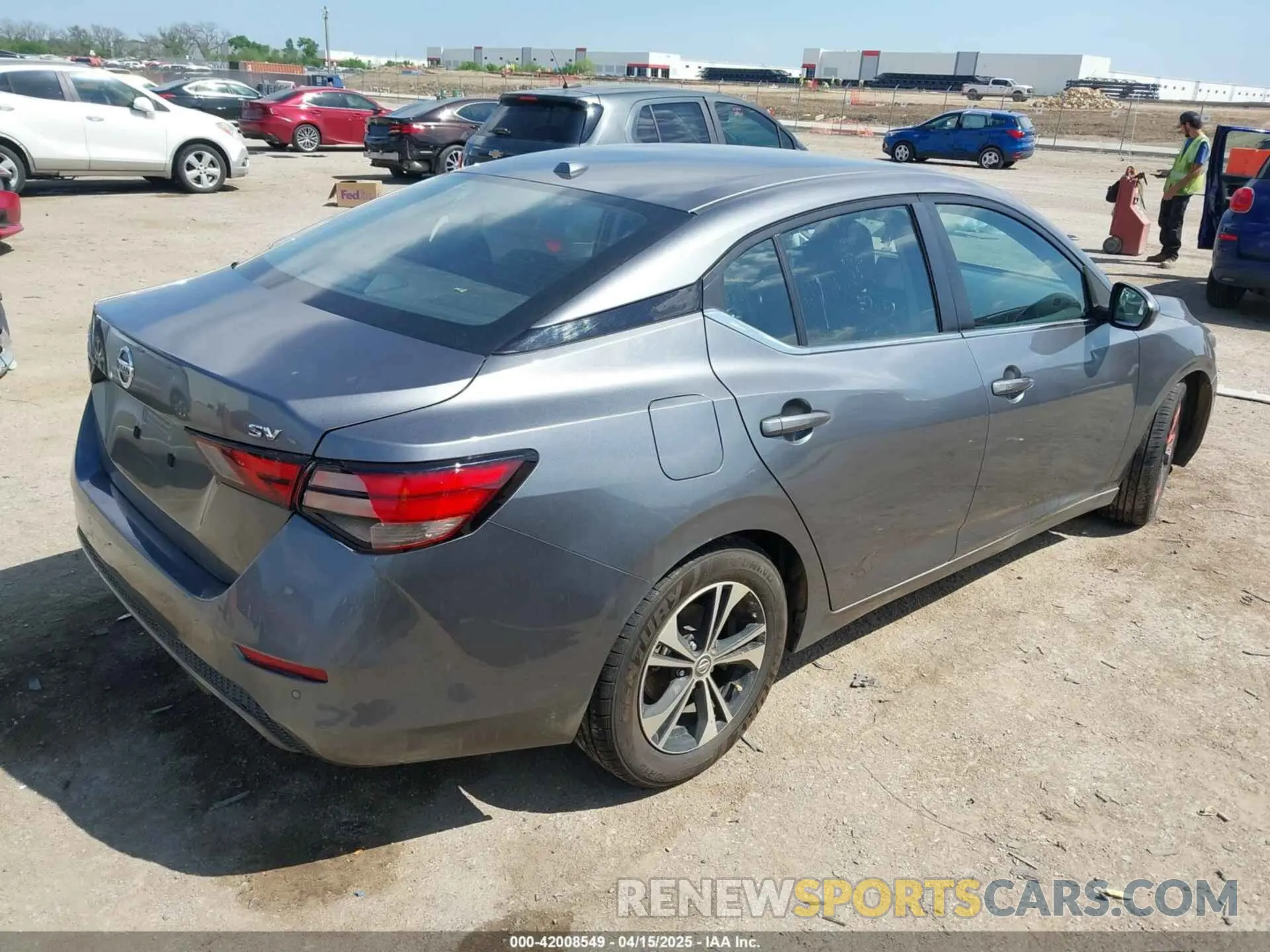 4 Photograph of a damaged car 3N1AB8CVXNY240743 NISSAN SENTRA 2022