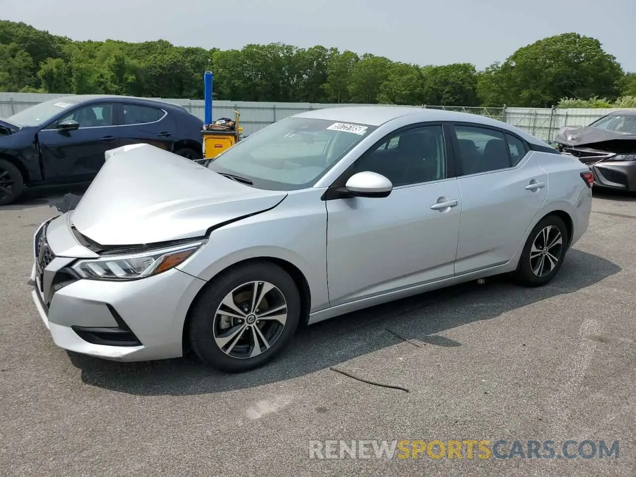1 Photograph of a damaged car 3N1AB8CVXNY241763 NISSAN SENTRA 2022