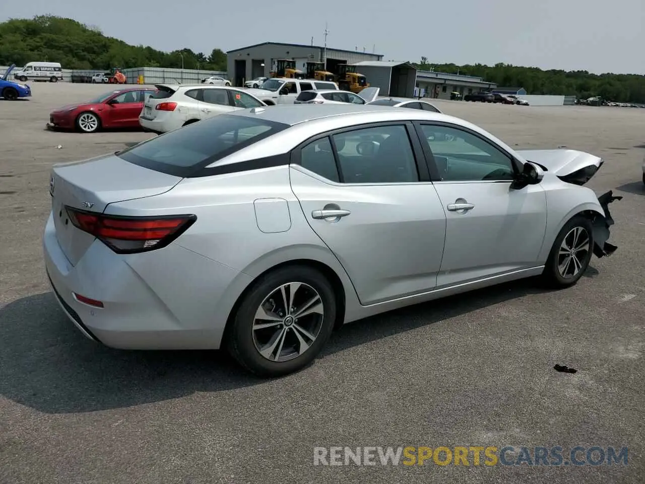 3 Photograph of a damaged car 3N1AB8CVXNY241763 NISSAN SENTRA 2022
