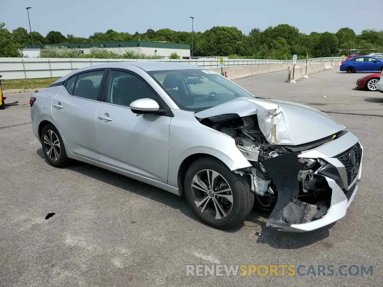 4 Photograph of a damaged car 3N1AB8CVXNY241763 NISSAN SENTRA 2022
