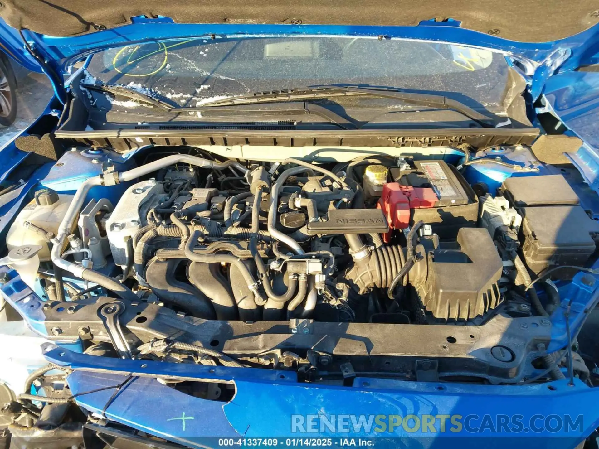 10 Photograph of a damaged car 3N1AB8CVXNY255209 NISSAN SENTRA 2022