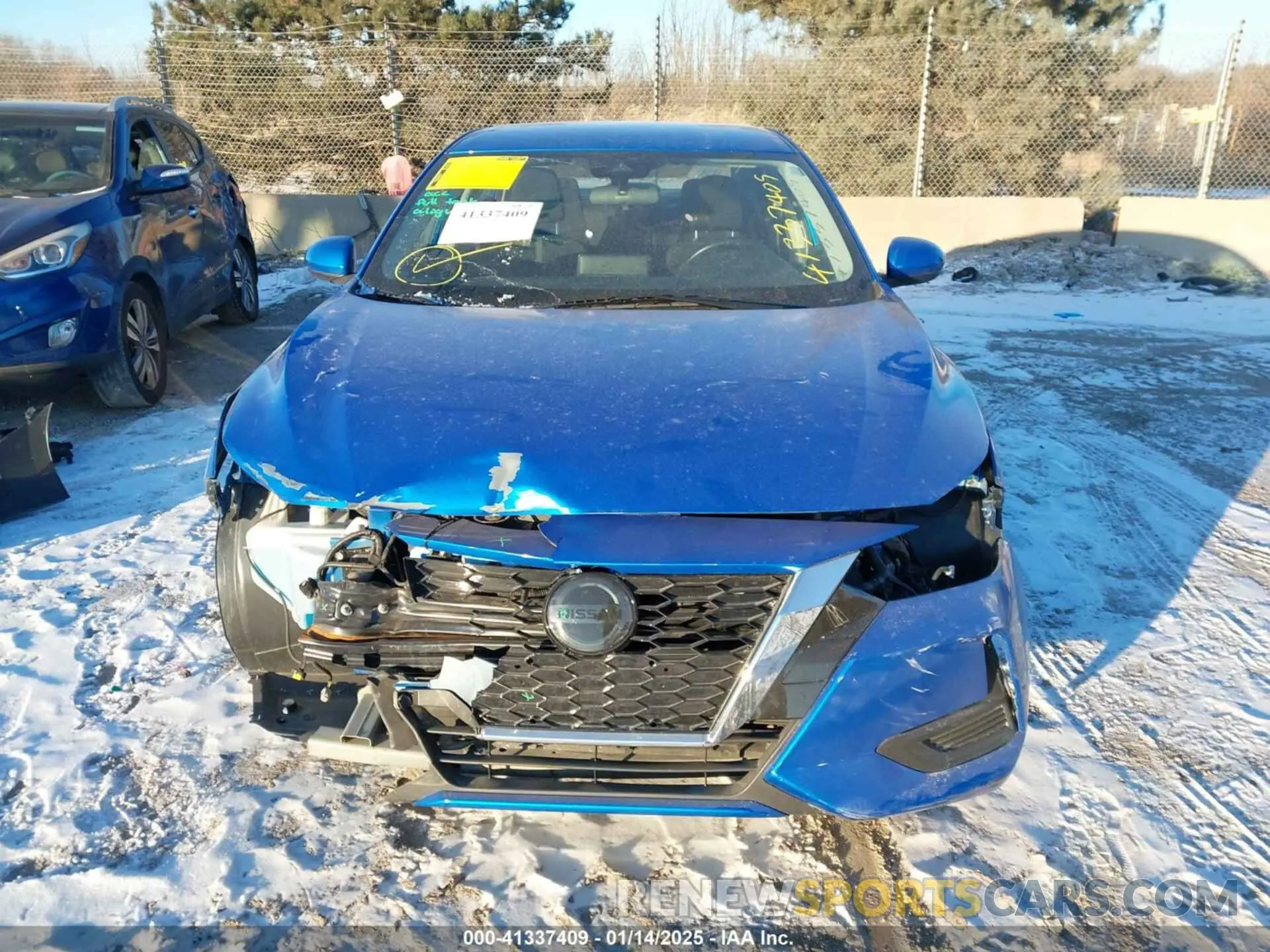 13 Photograph of a damaged car 3N1AB8CVXNY255209 NISSAN SENTRA 2022
