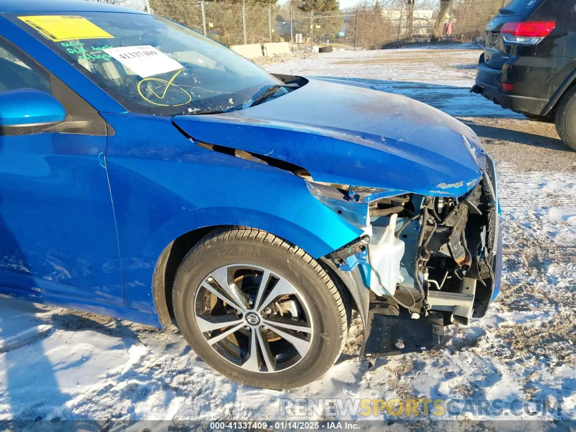 18 Photograph of a damaged car 3N1AB8CVXNY255209 NISSAN SENTRA 2022
