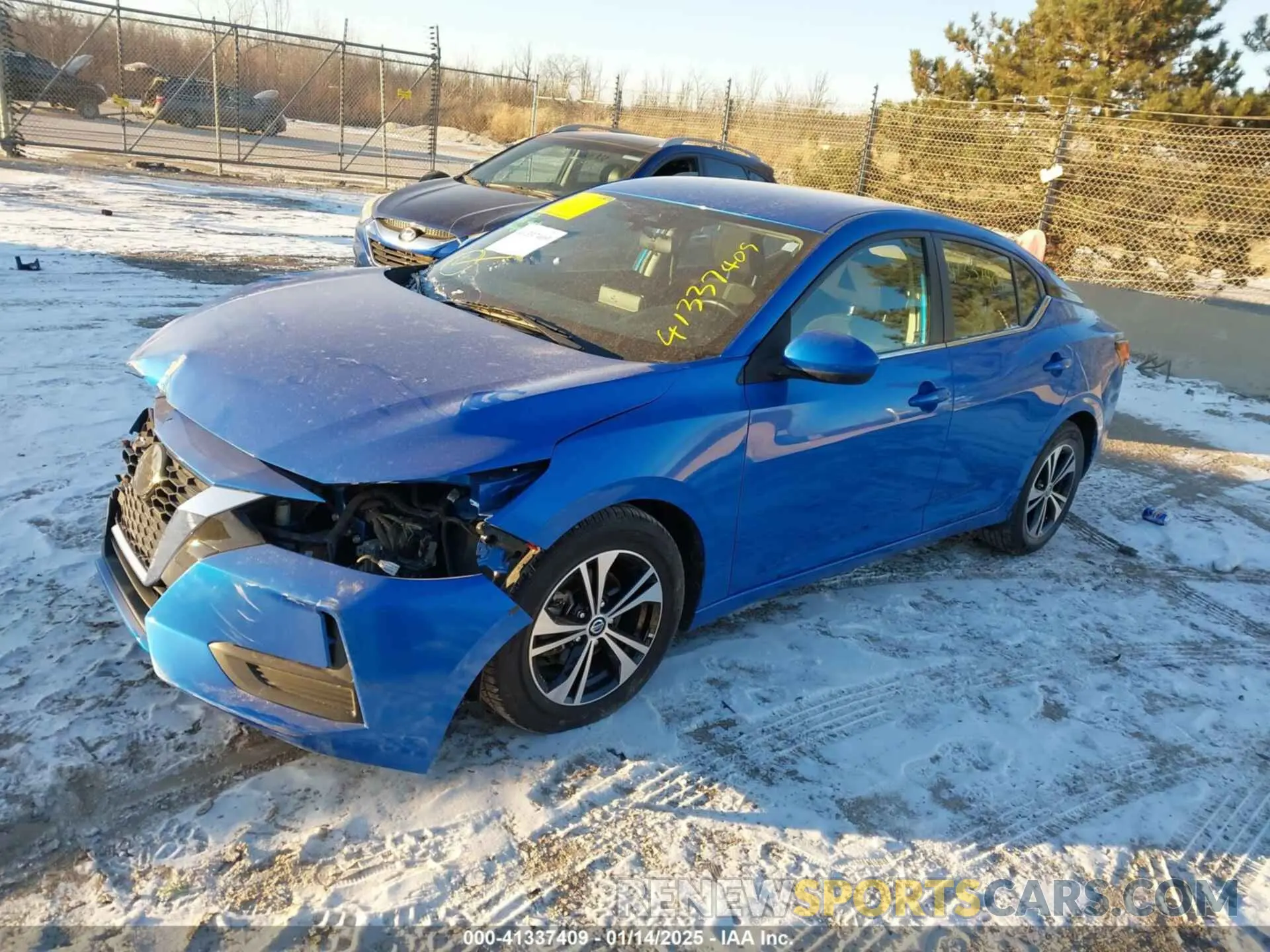 2 Photograph of a damaged car 3N1AB8CVXNY255209 NISSAN SENTRA 2022