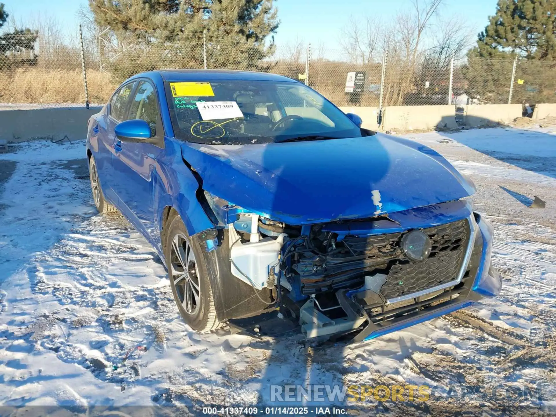 6 Photograph of a damaged car 3N1AB8CVXNY255209 NISSAN SENTRA 2022