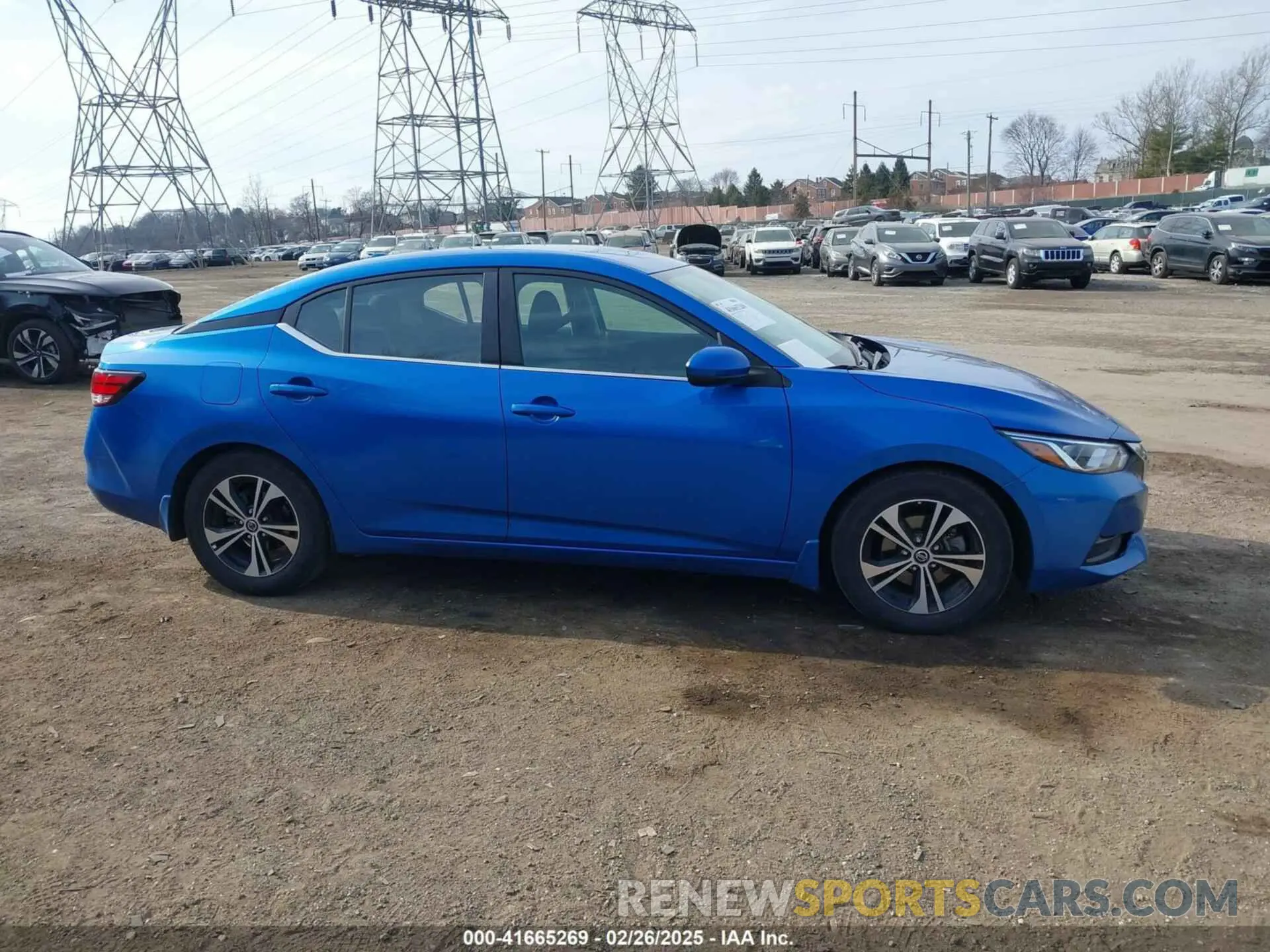 14 Photograph of a damaged car 3N1AB8CVXNY268932 NISSAN SENTRA 2022