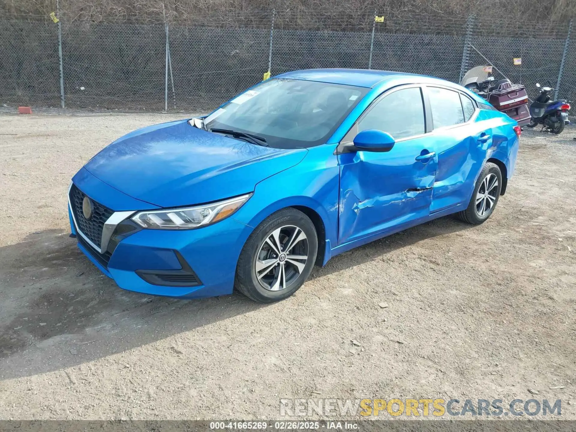 2 Photograph of a damaged car 3N1AB8CVXNY268932 NISSAN SENTRA 2022