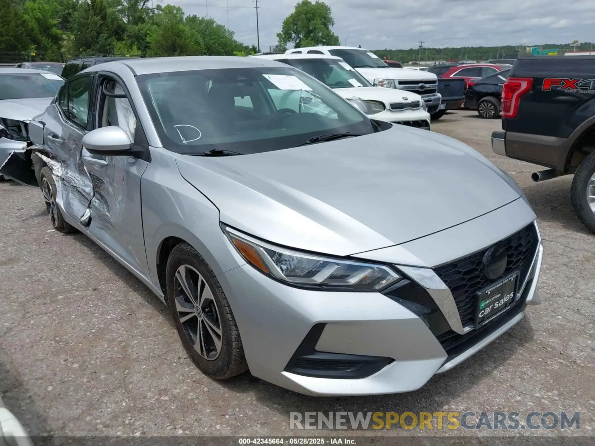 1 Photograph of a damaged car 3N1AB8CVXNY271913 NISSAN SENTRA 2022